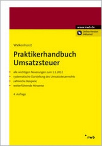 Abbildung von: Praktikerhandbuch Umsatzsteuer - NWB