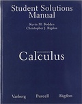Cover: Student Solutions Manual for Calculus - Pearson