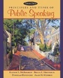 Cover: Principles and Types of Public Speaking - Routledge