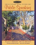 Cover: Principles and Types of Public Speaking - Routledge