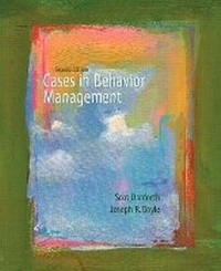 Enlarge image Cover: Cases in Behavior Management - Pearson