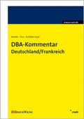 Cover: DBA-Kommentar Deutschland/Frankreich - NWB