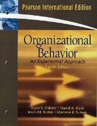 Enlarge image Cover: Organizational Behavior - Pearson