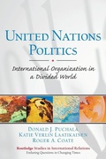 Cover: United Nations Politics - Routledge
