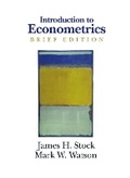 Cover: Introduction to Econometrics, Brief Edition - Pearson