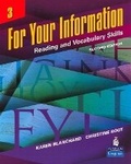 Cover: For Your Information 3 - Pearson Education (US)