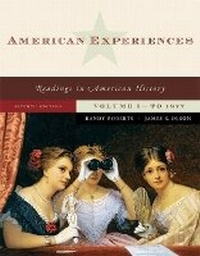 Enlarge image Cover: American Experiences, Volume 1 - Pearson