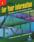 Cover: For Your Information 4 - Pearson Education (US)