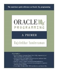 Enlarge image Cover: Oracle 10g Programming - Pearson