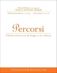 Enlarge image Cover: Answer Key to Student Activity Manual for Percorsi - Pearson