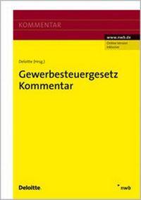 Abbildung von: Gewerbesteuergesetz Kommentar - NWB