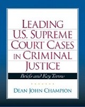 Cover: Leading United States Supreme Court Cases in Criminal Justice - Pearson