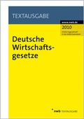 Cover: Deutsche Wirtschaftsgesetze 2010 - NWB