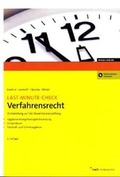 Cover: Last-Minute-Check Verfahrensrecht - NWB