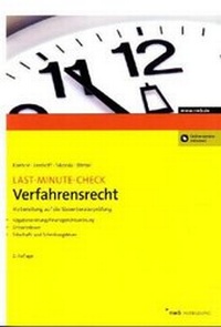 Abbildung von: Last-Minute-Check Verfahrensrecht - NWB