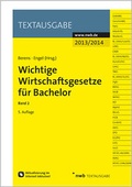 Cover: Wichtige Wirtschaftsgesetze f&uuml;r Bachelor, Band 2 - NWB