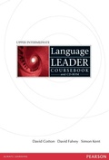 Cover: Language Leader Upper Intermediate Coursebook and CD-Rom Pack - Pearson Longman