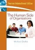 Cover: Human Side of Organizations - Pearson