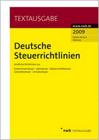 Abbildung von: Deutsche Steuerrichtlinien - NWB
