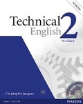 Cover: TECHNICAL ENGLISH 2 PRE-INTERM WORKBOOK+KEY/CD PACK 589654 - Pearson Longman