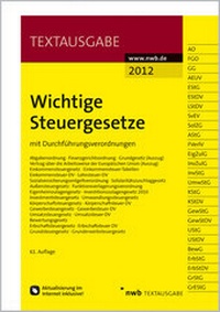 Abbildung von: Wichtige Steuergesetze - NWB