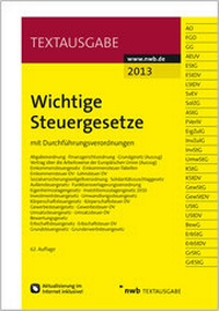Abbildung von: Wichtige Steuergesetze - NWB