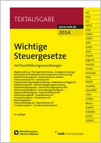 Abbildung von: Wichtige Steuergesetze - NWB