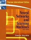 Cover: Neural Networks and Learning Machines - Pearson