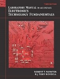 Enlarge image Cover: Laboratory Manual for Electronics Technology Fundamentals - Pearson