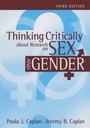 Cover: Thinking Critically about Research on Sex and Gender - Psychology Press