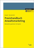 Cover: Praxishandbuch Anwaltsmarketing - Mandanten gewinnen mit System - NWB