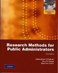 Cover: Research Methods for Public Administrators - Routledge