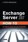 Cover: Exchange Server 2007 How-To - Sams Publishing