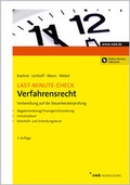 Cover: Last-Minute-Check Verfahrensrecht - NWB