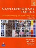 Cover: Contemporary Topics 3: Academic and Note-Taking Skills (Advanced) - Pearson Education (US)