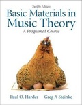 Cover: Basic Materials in Music Theory - Pearson