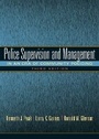 Cover: Police Supervision and Management - Pearson