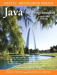 Enlarge image Cover: Java for Programmers - Prentice Hall