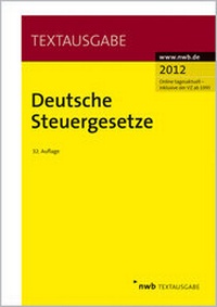 Abbildung von: Deutsche Steuergesetze 2012 - NWB