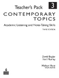 Cover: Contemporary Topics 3 - Pearson Education (US)