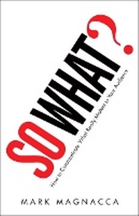 Enlarge image Cover: So What? - Addison Wesley