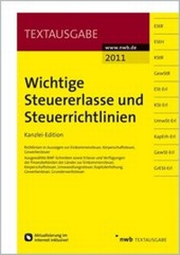 Abbildung von: Wichtige Steuererlasse und Steuerrichtlinien - NWB