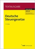 Cover: Deutsche Steuergesetze 2013 - NWB