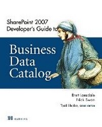 Enlarge image Cover: SharePoint 2007 Developer's Guide to Business Data Catalog - Manning Publications