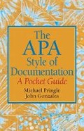 Cover: APA Style of Documentation, The - Pearson