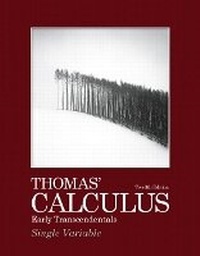Enlarge image Cover: Thomas' Calculus - Pearson