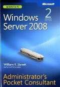 Cover: Windows Server 2008 Administrator's Pocket Consultant - Microsoft Press