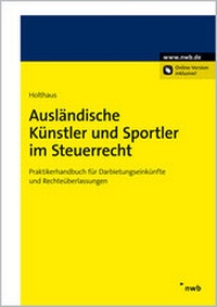 Abbildung von: Ausländische Künstler und Sportler im Steuerrecht - NWB