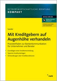 Abbildung von: Mit Kreditgebern auf Augenhöhe verhandeln - NWB