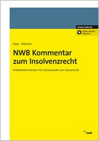 Abbildung von: NWB Kommentar zum Insolvenzrecht - NWB